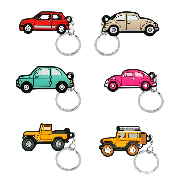 cartoon pvc keychain car keychains key pendant keyring fashion accessories key chain, Silver
cartoon pvc keychain car keychains key pendant keyring fashion accessories key chain, Silver