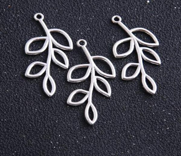 100pcs antique silver leaf branch connectors pendant charms for necklace jewelry making findings 22x41mm1896426
100pcs antique silver leaf branch connectors pendant charms for necklace jewelry making findings 22x41mm1896426