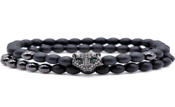 charm leopard head two in one bracelet strands 6 mm black natural agate beads sin bead man du jinzhu6906939
charm leopard head two in one bracelet strands 6 mm black natural agate beads sin bead man du jinzhu6906939