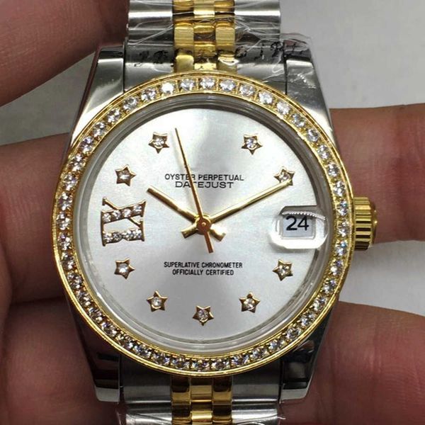 r olax men's watches from brands automatic mechanical watch family journal full watch 31 table with gift box, Slivery;golden
r olax men's watches from brands automatic mechanical watch family journal full watch 31 table with gift box, Slivery;golden