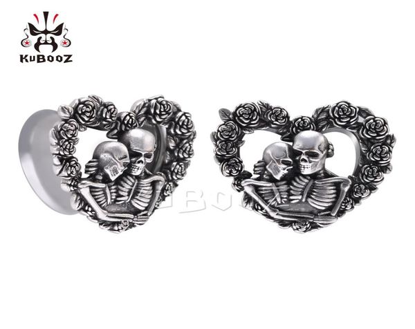 kubooz stainless steel skull rose heartshaped ear plugs tunnels body jewelry piercing earring gauges stretchers expanders 825mm 9590158, Silver
kubooz stainless steel skull rose heartshaped ear plugs tunnels body jewelry piercing earring gauges stretchers expanders 825mm 9590158, Silver