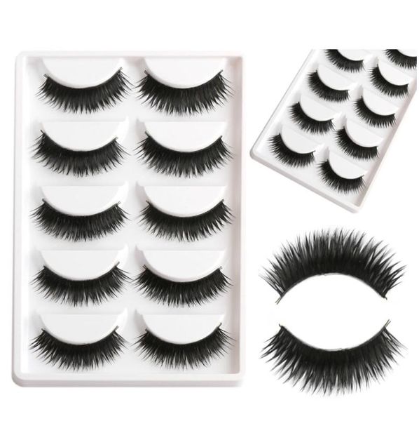 thick false eyelashes 1 box 5 pairs short thick black natural smoky makeup long fake eye lashes2542623
thick false eyelashes 1 box 5 pairs short thick black natural smoky makeup long fake eye lashes2542623