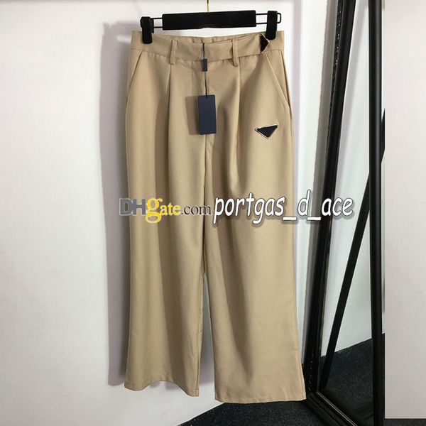 luxury women suit pants triangle badge woman straight leg trousers charm elegant daily lady work formal pants, Black
luxury women suit pants triangle badge woman straight leg trousers charm elegant daily lady work formal pants, Black