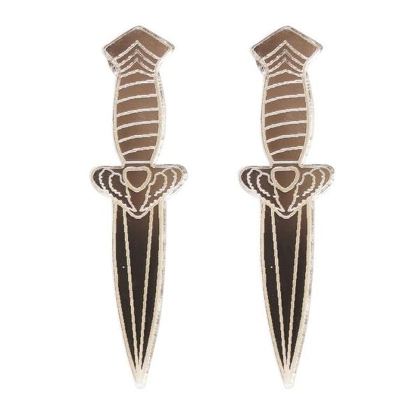 gold knife stud earrings for women mirror acrylic customizable colors fashion jewelry2422071, Golden;silver
gold knife stud earrings for women mirror acrylic customizable colors fashion jewelry2422071, Golden;silver
