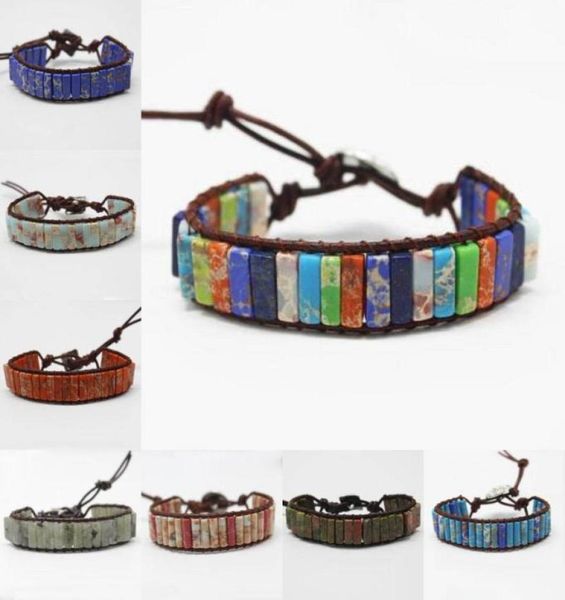 7 chakra stone bracelets imperial jasper 13 styles natural stone beads reiki healing gemstone woven wrap leather yoga bracelet4741902, Golden;silver
7 chakra stone bracelets imperial jasper 13 styles natural stone beads reiki healing gemstone woven wrap leather yoga bracelet4741902, Golden;silver