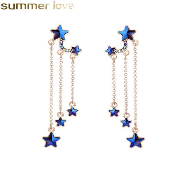 blue stars tassel long earrings delicate alloy vintage drop earring for elegant girls women fashion jewelry9030066, Silver
blue stars tassel long earrings delicate alloy vintage drop earring for elegant girls women fashion jewelry9030066, Silver