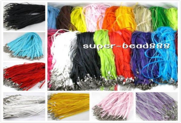 100pcs silk organza voile ribbon cord necklace adjustable lobster clasp 1747769, White;red
100pcs silk organza voile ribbon cord necklace adjustable lobster clasp 1747769, White;red