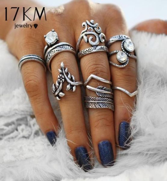 cluster rings 17km vintage silver color knuckle carving antique hollow flower leaves crystal party jewelry for women 8 pcslot9858838, Golden;silver
cluster rings 17km vintage silver color knuckle carving antique hollow flower leaves crystal party jewelry for women 8 pcslot9858838, Golden;silver