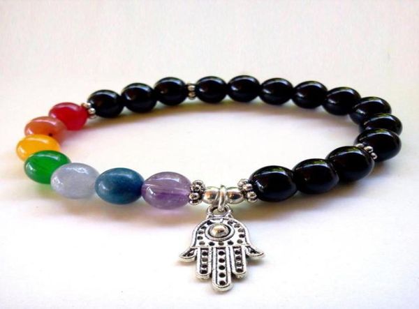 sn0289 chakra hamsa bracelet 7 chakra bracelet onyx chakra bracelet for women gift yoga bracelet whole45672952508073, Black
sn0289 chakra hamsa bracelet 7 chakra bracelet onyx chakra bracelet for women gift yoga bracelet whole45672952508073, Black