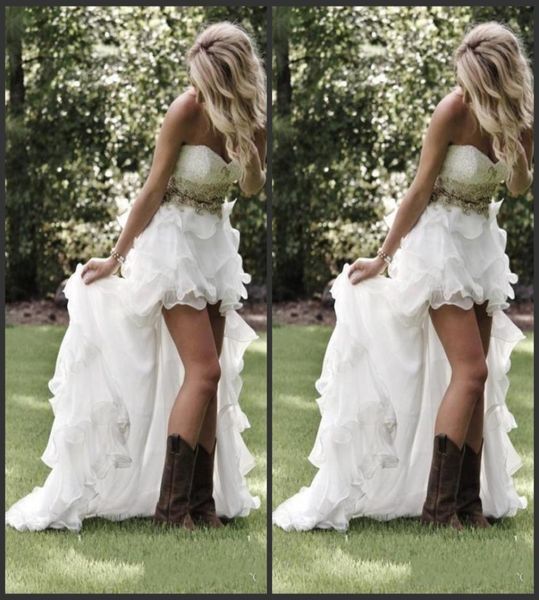 2020 new sweetheart ruffles organza asymmetrical fitted hilo white bride bridal gowns modest high low country style wedding dress3997670
2020 new sweetheart ruffles organza asymmetrical fitted hilo white bride bridal gowns modest high low country style wedding dress3997670