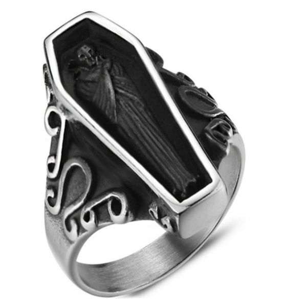 vintage men stainless steel ring portrait vampire coffin ghost gothic punk for male boyfriend gift2392805, Silver
vintage men stainless steel ring portrait vampire coffin ghost gothic punk for male boyfriend gift2392805, Silver
