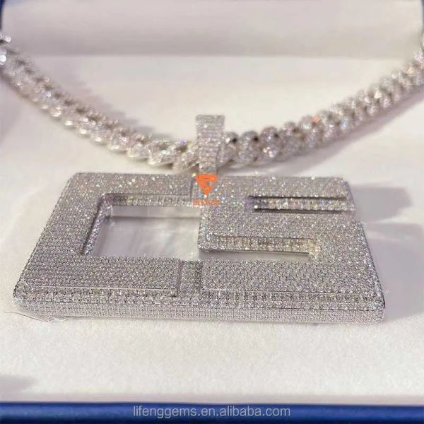 lifeng jewelry moissanite 14k/18k gold vvs 925 sterling silver full ice out hip hop fashion necklace pendant
lifeng jewelry moissanite 14k/18k gold vvs 925 sterling silver full ice out hip hop fashion necklace pendant