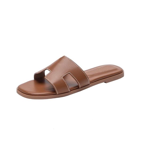 Designer Slides Women Sandals Fashion Leather Slippers Summer Flat Oran Slide Shoes Ladies Beach Wedding Slipper size 36-42, Khaki
Designer Slides Women Sandals Fashion Leather Slippers Summer Flat Oran Slide Shoes Ladies Beach Wedding Slipper size 36-42, Khaki