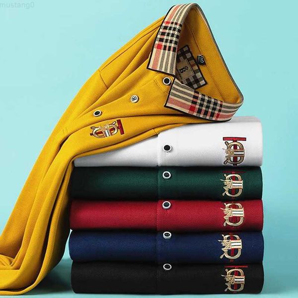 wholesale 2023 autumn and winter men's polos 100% cotton polo shirt long sleeve tee embroidered fall business casual lapel fashion soft, White;black
wholesale 2023 autumn and winter men's polos 100% cotton polo shirt long sleeve tee embroidered fall business casual lapel fashion soft, White;black