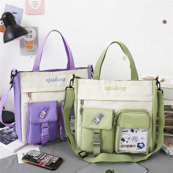 multi use large capacity canvas tote bag with letter printing for secondary school students' tutoring canvas shoulder bag for women
multi use large capacity canvas tote bag with letter printing for secondary school students' tutoring canvas shoulder bag for women
