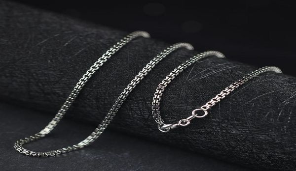 s925 sterling silver jewelry thai silver handmade ladies 20mm carve double box chain necklace5789542
s925 sterling silver jewelry thai silver handmade ladies 20mm carve double box chain necklace5789542