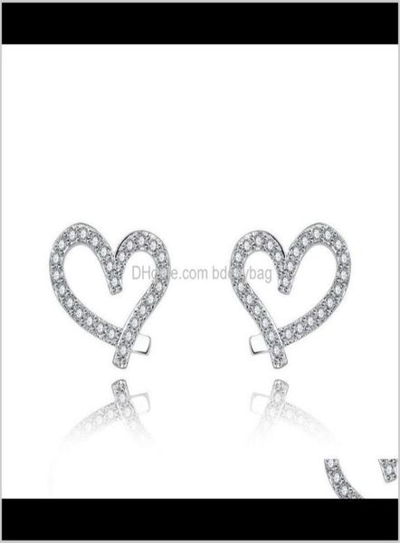 stud jewelry drop delivery 2021 est designer love heart with crystal 18k gold plated earings shining diamond for women white zirco4420114, Golden;silver
stud jewelry drop delivery 2021 est designer love heart with crystal 18k gold plated earings shining diamond for women white zirco4420114, Golden;silver