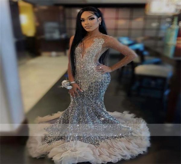 luxury sparkly sheer one shoulder mermaid prom dress black girls glitter sequin crystal tulle ruffles bead evening party gowns rob4713580
luxury sparkly sheer one shoulder mermaid prom dress black girls glitter sequin crystal tulle ruffles bead evening party gowns rob4713580