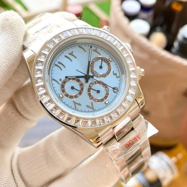 mens watch automatic mechanical watches 40mm case with diamond sapphire women business wristwatch montre de luxe, Slivery;golden
mens watch automatic mechanical watches 40mm case with diamond sapphire women business wristwatch montre de luxe, Slivery;golden