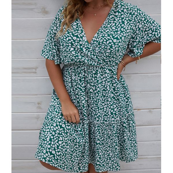 plus size dresses plus size dress woman summer v neck short sleeve floral print casual midi dress high waist chic beach party dresses 230715, Black
plus size dresses plus size dress woman summer v neck short sleeve floral print casual midi dress high waist chic beach party dresses 230715, Black