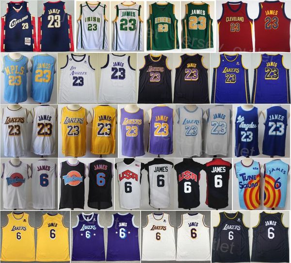 6 23 men lebron james high school basketball jerseys irish st vincent mary city earned space jam tune squad sport team shirt breathable vint, Black;red
6 23 men lebron james high school basketball jerseys irish st vincent mary city earned space jam tune squad sport team shirt breathable vint, Black;red