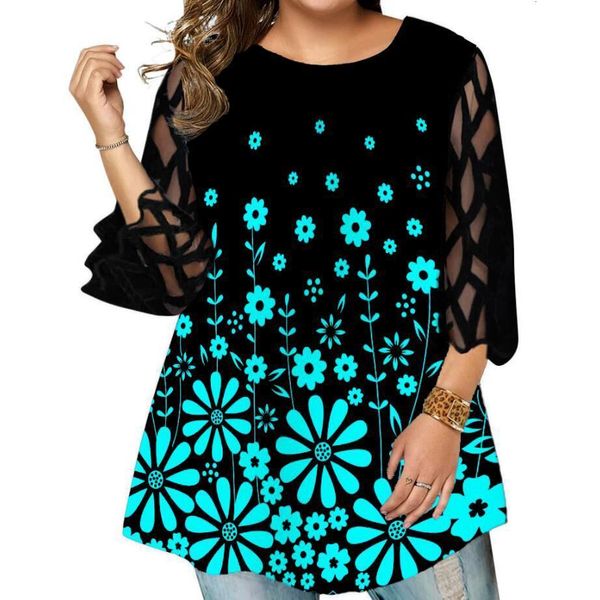 women's plus size tshirt 5xl 6xl plus size woman blouses fashion summer mesh see through sleeve floral print casual tee shirt big size, Black
women's plus size tshirt 5xl 6xl plus size woman blouses fashion summer mesh see through sleeve floral print casual tee shirt big size, Black