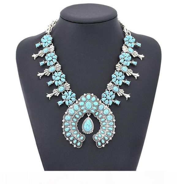 europe and the united states fashion bohemian wind turquoise flowers pendant alloy necklace yiwu factory direct2700956, Silver
europe and the united states fashion bohemian wind turquoise flowers pendant alloy necklace yiwu factory direct2700956, Silver