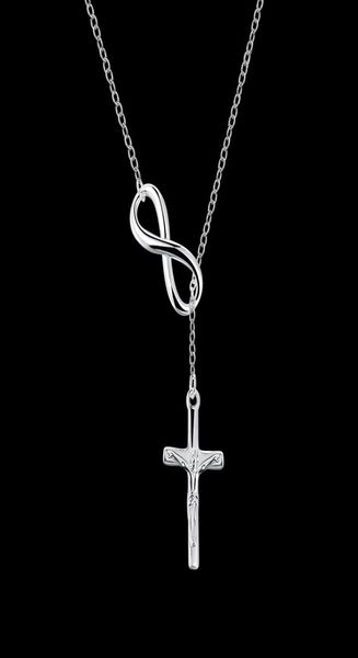 infinite lasso cross necklace lord jesus copper plated silver temperament pendants necklaces women friendship faith collar religio7825425
infinite lasso cross necklace lord jesus copper plated silver temperament pendants necklaces women friendship faith collar religio7825425