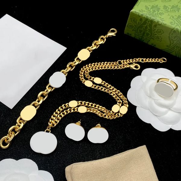 european american designer ins style twisted blade chain necklace bracelet english alphabet double white resin g brooch hairpin earrings rin, Black
european american designer ins style twisted blade chain necklace bracelet english alphabet double white resin g brooch hairpin earrings rin, Black
