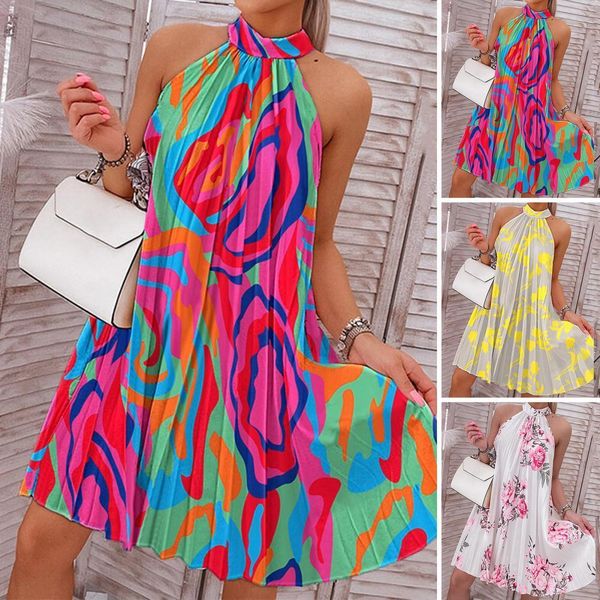 urban dresses women dress sleeveless stylish print off shoulder breathable quick dry decorative polyester women halter pleated dress party c, White;black
urban dresses women dress sleeveless stylish print off shoulder breathable quick dry decorative polyester women halter pleated dress party c, White;black