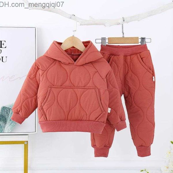clothing sets winter thick warm boys' clothing suit hoodie sweatshirt+pants suit suitable for children to wear very cold children', White
clothing sets winter thick warm boys' clothing suit hoodie sweatshirt+pants suit suitable for children to wear very cold children', White