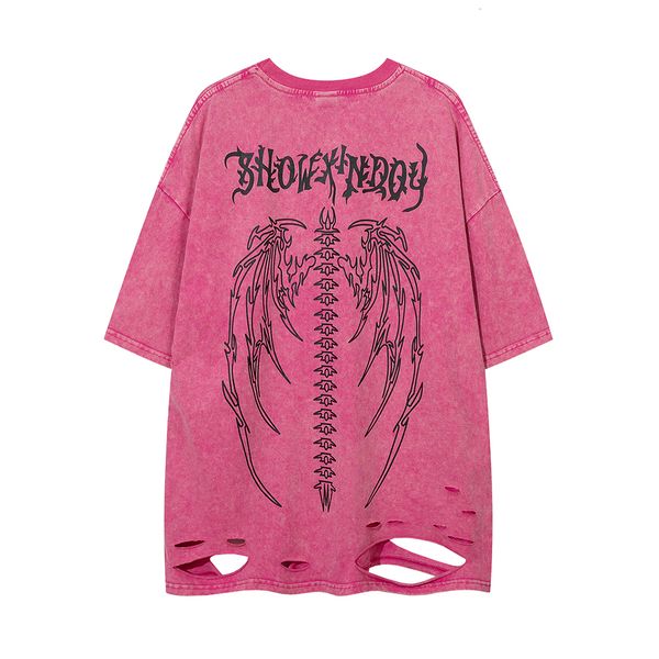men's t-shirts hole hem ripped short sleeve summer tees men's streetwear round neck oversized casual tshirts cotton y2k hip hop ta, White;black
men's t-shirts hole hem ripped short sleeve summer tees men's streetwear round neck oversized casual tshirts cotton y2k hip hop ta, White;black