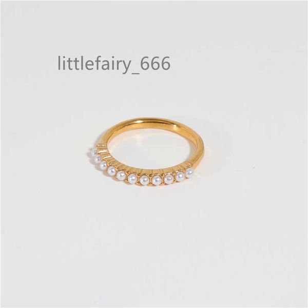 high end 18k gold plated dainty pearl pave rings stainless steel jewelry trendy finger ring, Silver
high end 18k gold plated dainty pearl pave rings stainless steel jewelry trendy finger ring, Silver