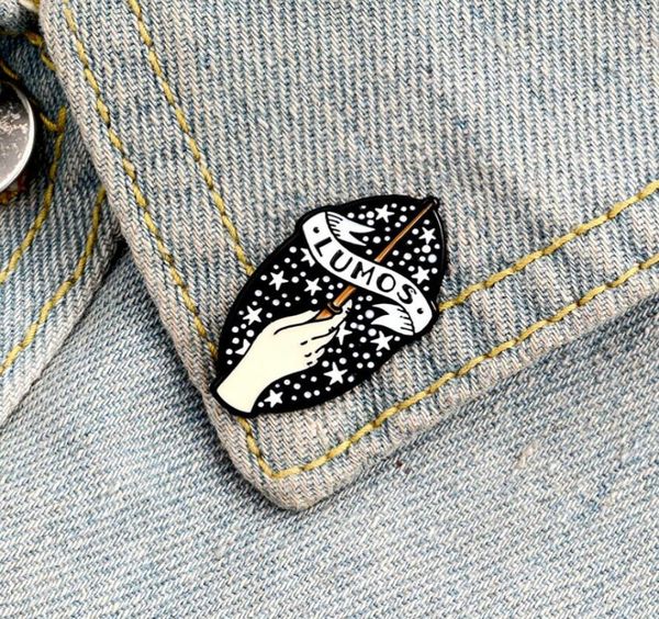 new cartoon lumos magic wand spells magician enamel pins enchanted pentagram sky lapel badges brooches backpack jewelry gift for s9720410, Gray
new cartoon lumos magic wand spells magician enamel pins enchanted pentagram sky lapel badges brooches backpack jewelry gift for s9720410, Gray