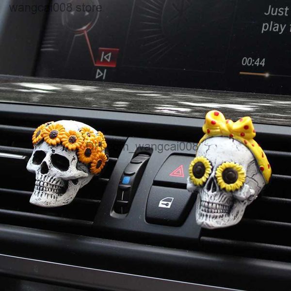 interior decorations 2pcs/set cool skull car interior air freshener vent clip outlet air condition diffuser solid flavoring fragrance car ac
interior decorations 2pcs/set cool skull car interior air freshener vent clip outlet air condition diffuser solid flavoring fragrance car ac