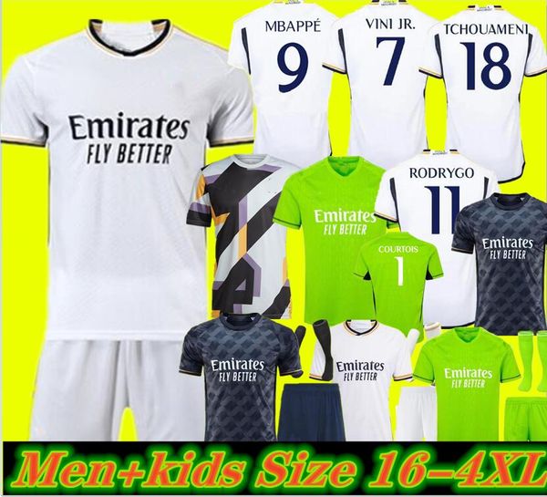 2023 bellingham vini jr soccer jerseys mbappe tchouameni 23 24 football shirt real madrids camavinga rodrygo long sleeve camisetas men kids, Black;yellow
2023 bellingham vini jr soccer jerseys mbappe tchouameni 23 24 football shirt real madrids camavinga rodrygo long sleeve camisetas men kids, Black;yellow