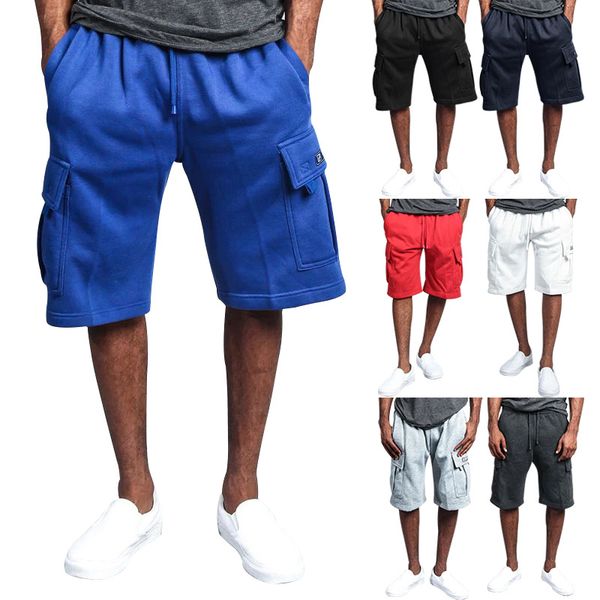 2023 men's shorts summer new knee length pants man's casual multi pocket loose straight work trousers, White;black
2023 men's shorts summer new knee length pants man's casual multi pocket loose straight work trousers, White;black