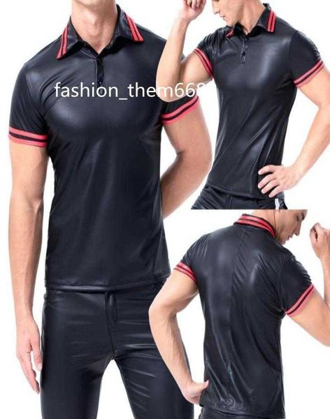 undershirts man039s undershirts pu leather short sleeve tshrits singlet men black fitness streetwear party clubwear ropa hombre shirt6834404, Black;brown
undershirts man039s undershirts pu leather short sleeve tshrits singlet men black fitness streetwear party clubwear ropa hombre shirt6834404, Black;brown