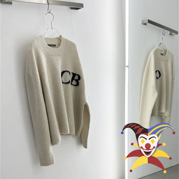 men's sweaters cb knit jacquard cole buxton sweater men women loose sweatshirts 230715, White;black
men's sweaters cb knit jacquard cole buxton sweater men women loose sweatshirts 230715, White;black