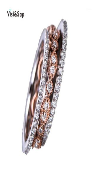 band rings visisap 3 in 1 bridal ring set for wedding accessories rose white gold color women fashion jewelry drop b52211557899, Silver
band rings visisap 3 in 1 bridal ring set for wedding accessories rose white gold color women fashion jewelry drop b52211557899, Silver
