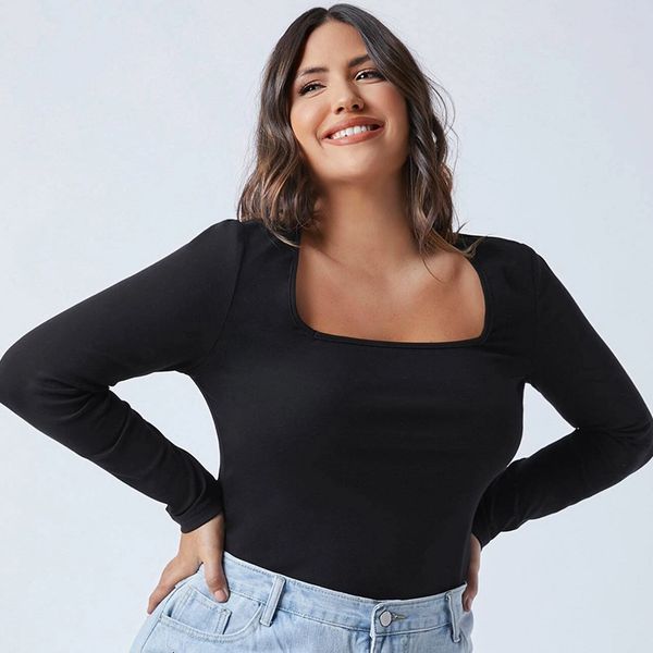 women's plus size tshirt plus size square neck spring autumn elegant women long sleeve black sheath blouse female large size t shirt 5x
women's plus size tshirt plus size square neck spring autumn elegant women long sleeve black sheath blouse female large size t shirt 5x