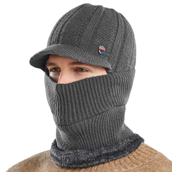 fashion face masks neck gaiter 3-in-1 winter knitted hat for men metal badge thicken plush warmth pullover cap solid color bib siamese hat s
fashion face masks neck gaiter 3-in-1 winter knitted hat for men metal badge thicken plush warmth pullover cap solid color bib siamese hat s
