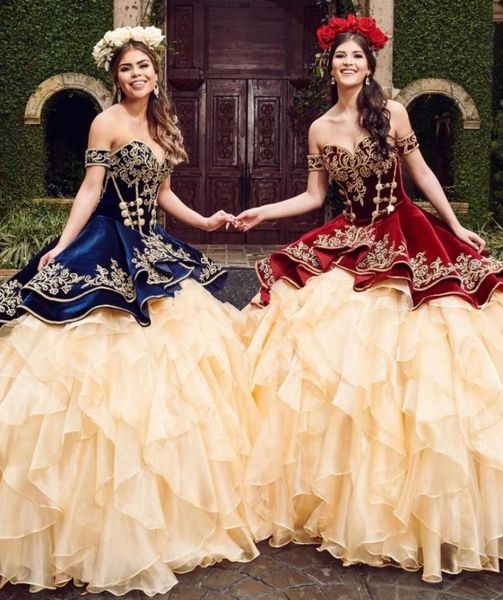2020 vinatge evening ball gown quinceanera dresses sweetheart off shoulder tiered prom gown ruffled sweet 15 party dress5350558, Blue;red
2020 vinatge evening ball gown quinceanera dresses sweetheart off shoulder tiered prom gown ruffled sweet 15 party dress5350558, Blue;red