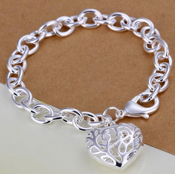 2015 korea fashion very popular women039s hollow out 925 sterling silver bracelet with heart pendant 1pc5534949, Black
2015 korea fashion very popular women039s hollow out 925 sterling silver bracelet with heart pendant 1pc5534949, Black