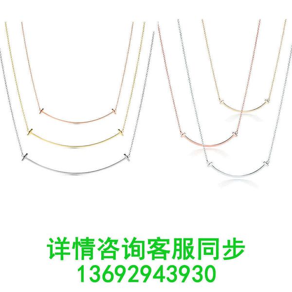 original new tiffayffay s925 silver simple fashion versatiffayle fairy essentiffayal t-shaped smile necklace, Black
original new tiffayffay s925 silver simple fashion versatiffayle fairy essentiffayal t-shaped smile necklace, Black