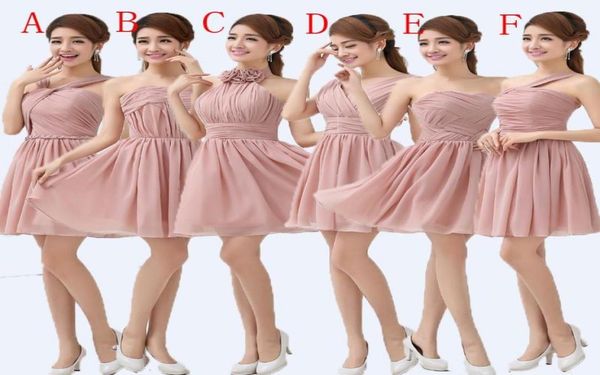 pleated short chiffon bridesmaid dress nude pink ball gown bridesmaids formal dresses lace up 6 styles mixed order3895773, White;pink
pleated short chiffon bridesmaid dress nude pink ball gown bridesmaids formal dresses lace up 6 styles mixed order3895773, White;pink