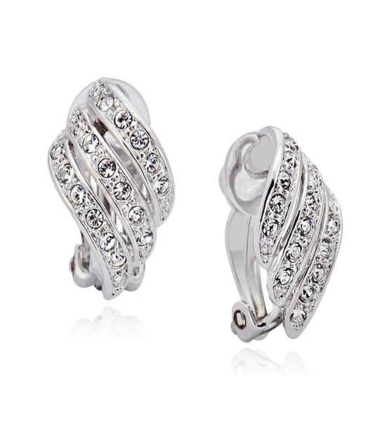 clip earings for non pierced ears bijoux earrings jewelry made with austria crystal for women3787907, Silver
clip earings for non pierced ears bijoux earrings jewelry made with austria crystal for women3787907, Silver