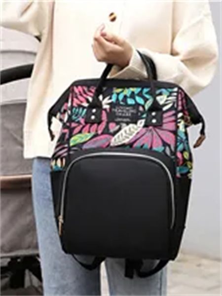 women backpack ladies shoulder backpacks large capacity mommy baby nursing bags fashion printing female business backpack, Black
women backpack ladies shoulder backpacks large capacity mommy baby nursing bags fashion printing female business backpack, Black