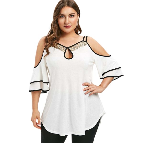 women's plus size tshirt loose plus size women tunic street wear off shoulder oversized baggy tee shirt female clothing large size 4xl, Black
women's plus size tshirt loose plus size women tunic street wear off shoulder oversized baggy tee shirt female clothing large size 4xl, Black