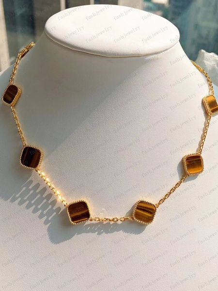 10 diamond necklace fashion classic clover necklace charm 18k rose gold silver plated agate pendant for women&girl valentine's engageme
10 diamond necklace fashion classic clover necklace charm 18k rose gold silver plated agate pendant for women&girl valentine's engageme